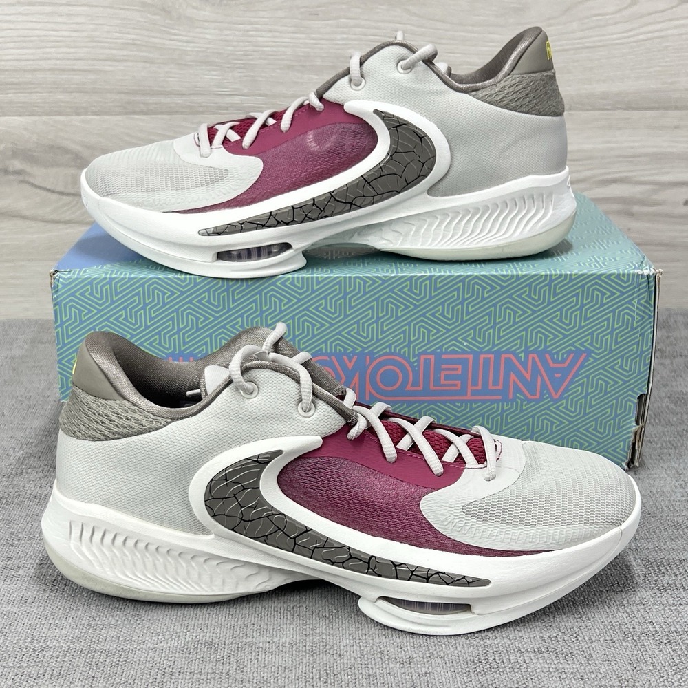 Nike Zoom Freak 4 Sneakers Light Bone Moon Fossil Sail DJ6149 Mens Size 12